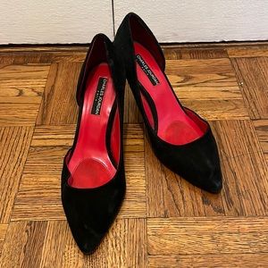 Charles Jourdan Paris black heels